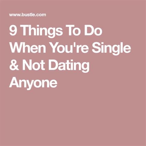single not dating